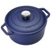 Gusseiserner Bräter Ø 24 cm blau