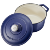Gusseiserner Bräter Ø 24 cm blau