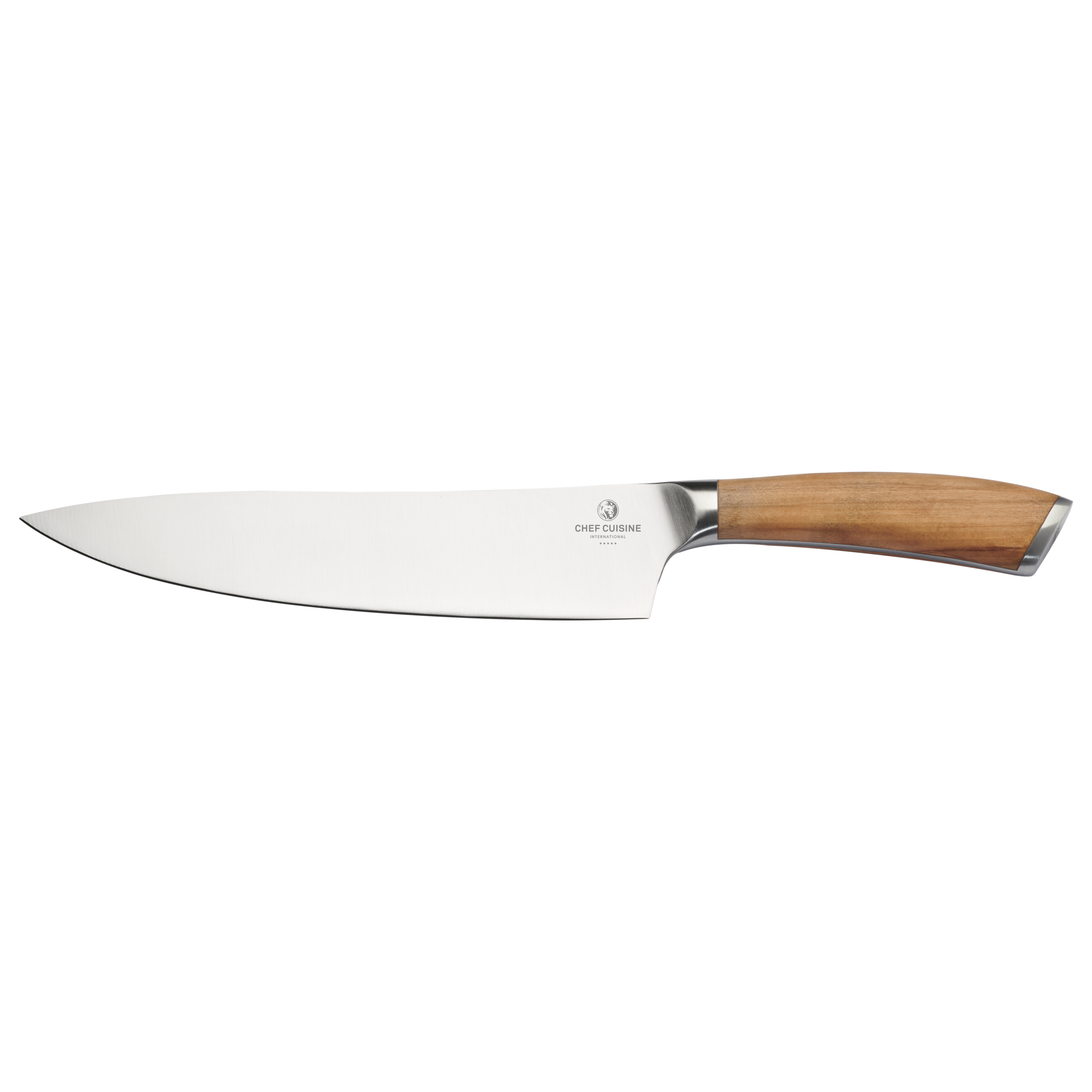 Chefmesser mit Griff aus Olivenholz