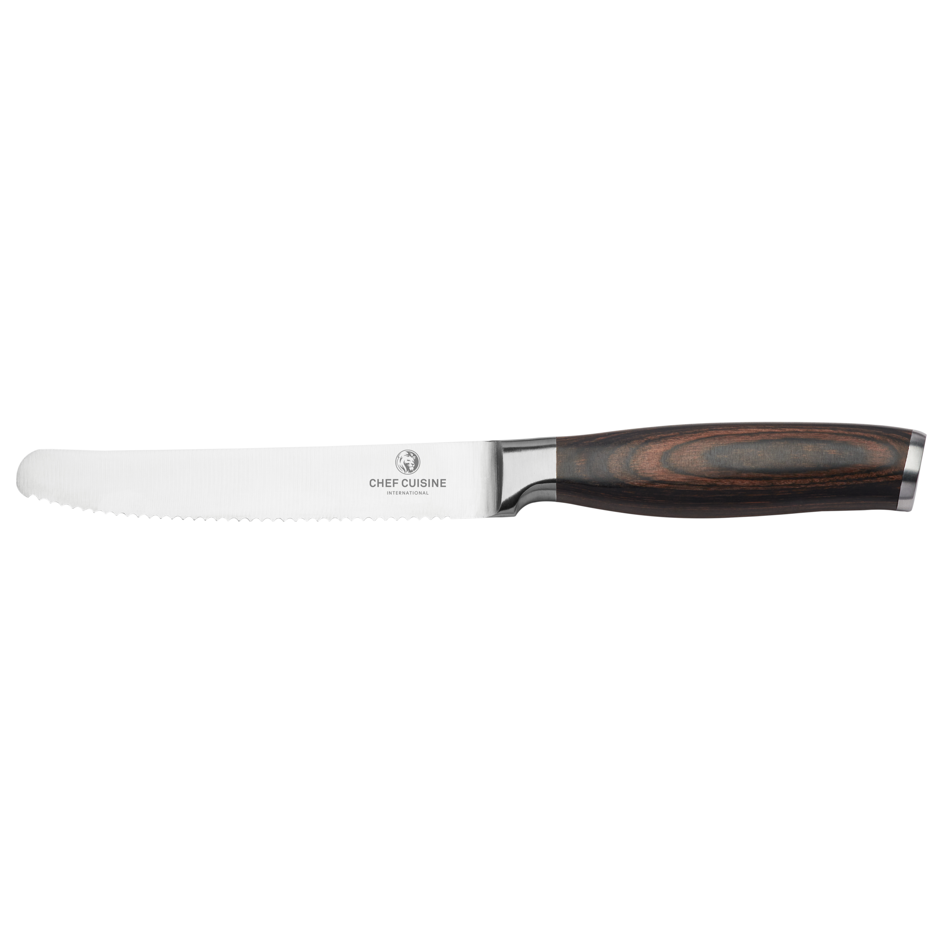 Frühstücksmesser mit Griff aus Pakkaholz