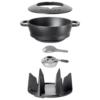 Gusseisernes Fondue-Set