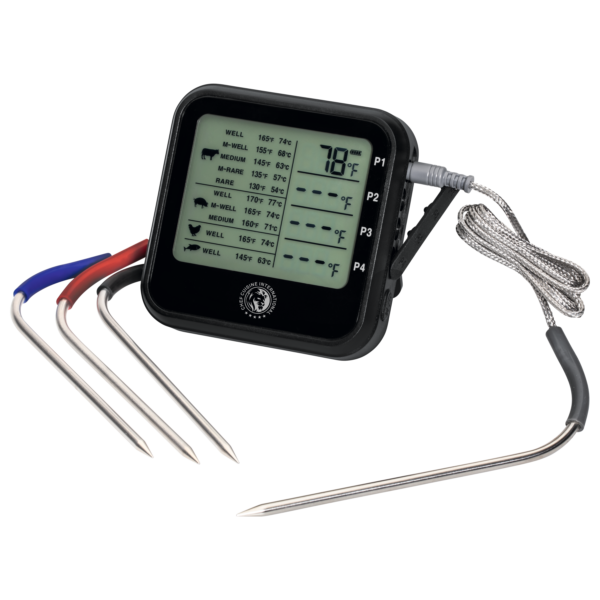 BBQ Grillthermometer Digital mit 4 Sonden