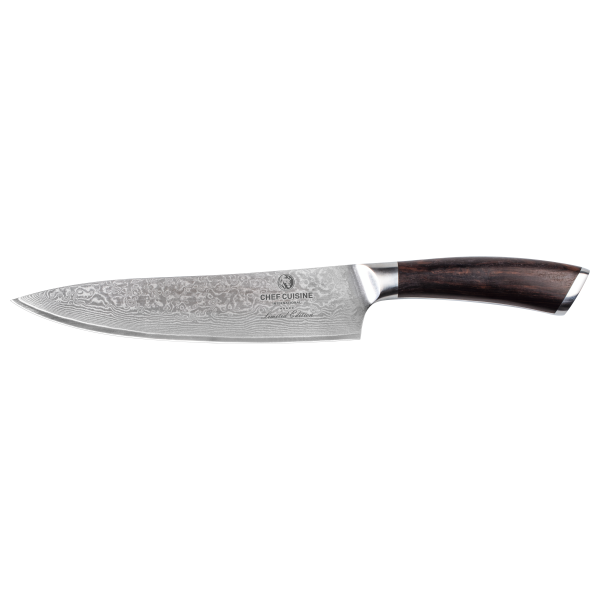 Damast Messer Set Ebenholz 2-tlg., Chef | Santoku – Bild 5