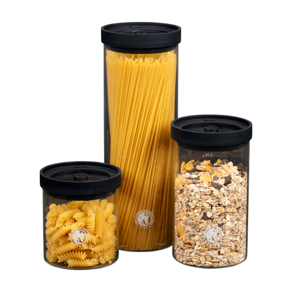 Vakuum-Glas-Vorratsdosen, 3er-Set