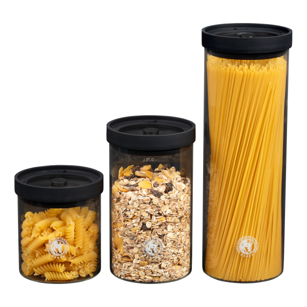 Vakuum-Glas-Vorratsdosen, 3er-Set – Bild 2