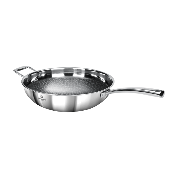 Wok mit Honeycomb-Keramikbeschichtung Ø 32 cm – Bild 4