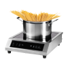 Induktionskochfeld mit Sous-Vide-Thermometer
