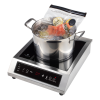 Induktionskochfeld mit Sous-Vide-Thermometer