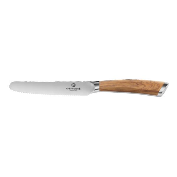 Frühstücksmesser mit Griff aus Olivenholz
