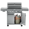 BBQ CHEF Gas Grill 4 + 1, inklusive Hochtemperaturzone