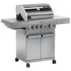 BBQ CHEF Gas Grill 3 + 1, inklusive Hochtemperaturzone