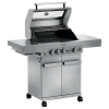 BBQ CHEF Gas Grill 3 + 1, inklusive Hochtemperaturzone