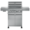 BBQ CHEF Gas Grill 3 + 1, inklusive Hochtemperaturzone