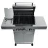 BBQ CHEF Gas Grill 3 + 1, inklusive Hochtemperaturzone