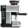 Barista Siebträgermaschine mit Mahlwerk und Milchaufschäumer