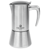 Espressokocher aus satiniertem Edelstahl