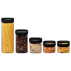 Glas-Vorratsdosen, 5er Set