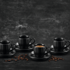 Porzellan Espressotassen, 4er Set